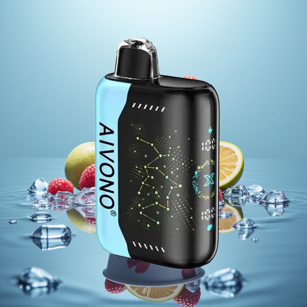 Aivono AIM BOOM 25000 Puffs 28ml Sinine Razz Jää Type-C