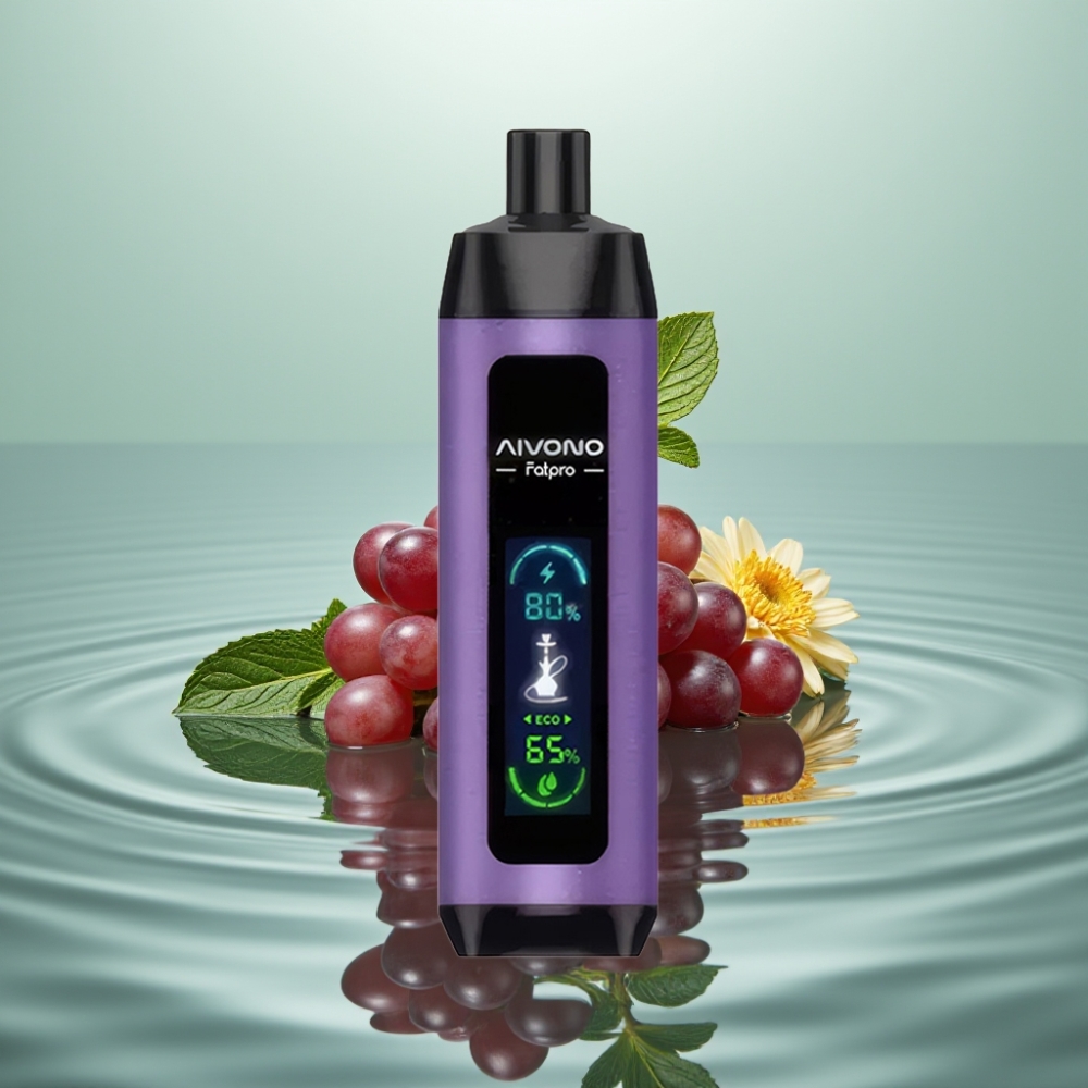 Aivono Aim Fatpro 22000 Puffs 28ml 0,6 ohm Viinamäga-Mündi