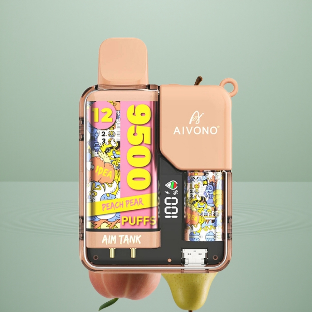 Aivono AIM-TANK 9500 Sutsud, 18ml, 650mAh, Virsik-Pirn