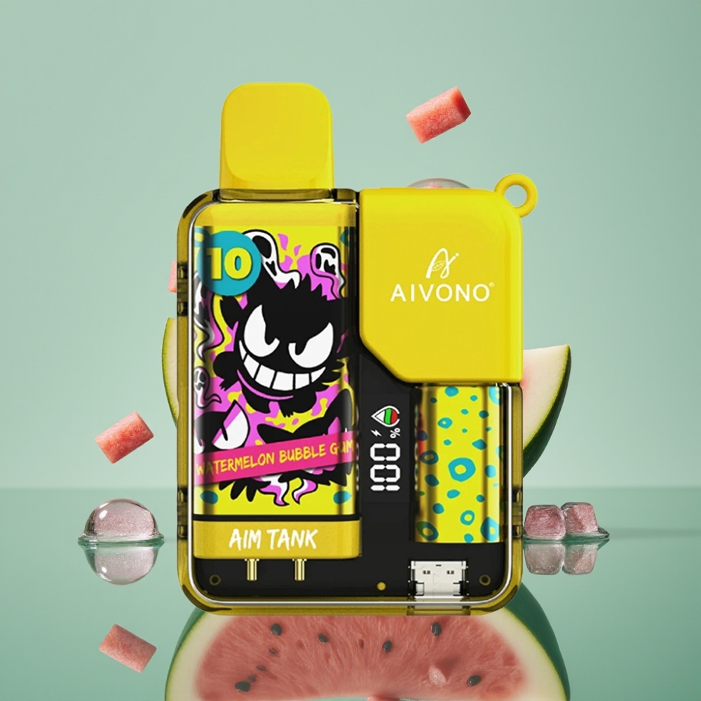 Aivono AIM-TANK 9500 Sutsud Vesimeloni Mullikommi 18ml LCD 650mAh