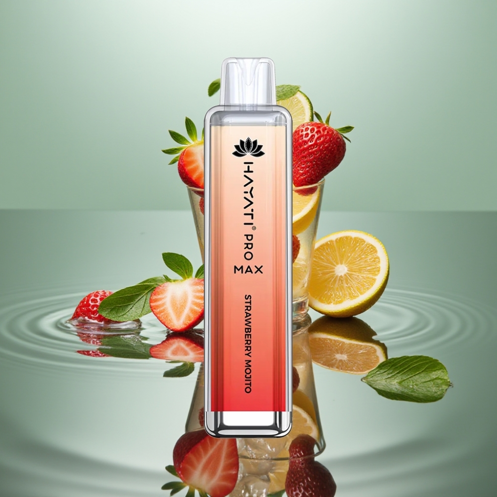 Hayati Pro Max 4000 Lööki Lahtine Vape Maasikamoijito