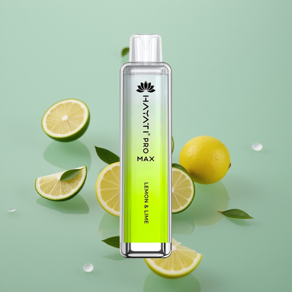 Hayati Pro Max 4000 Puffs Disposabel Vape Sidrun & Laim 1400mAh 2ml