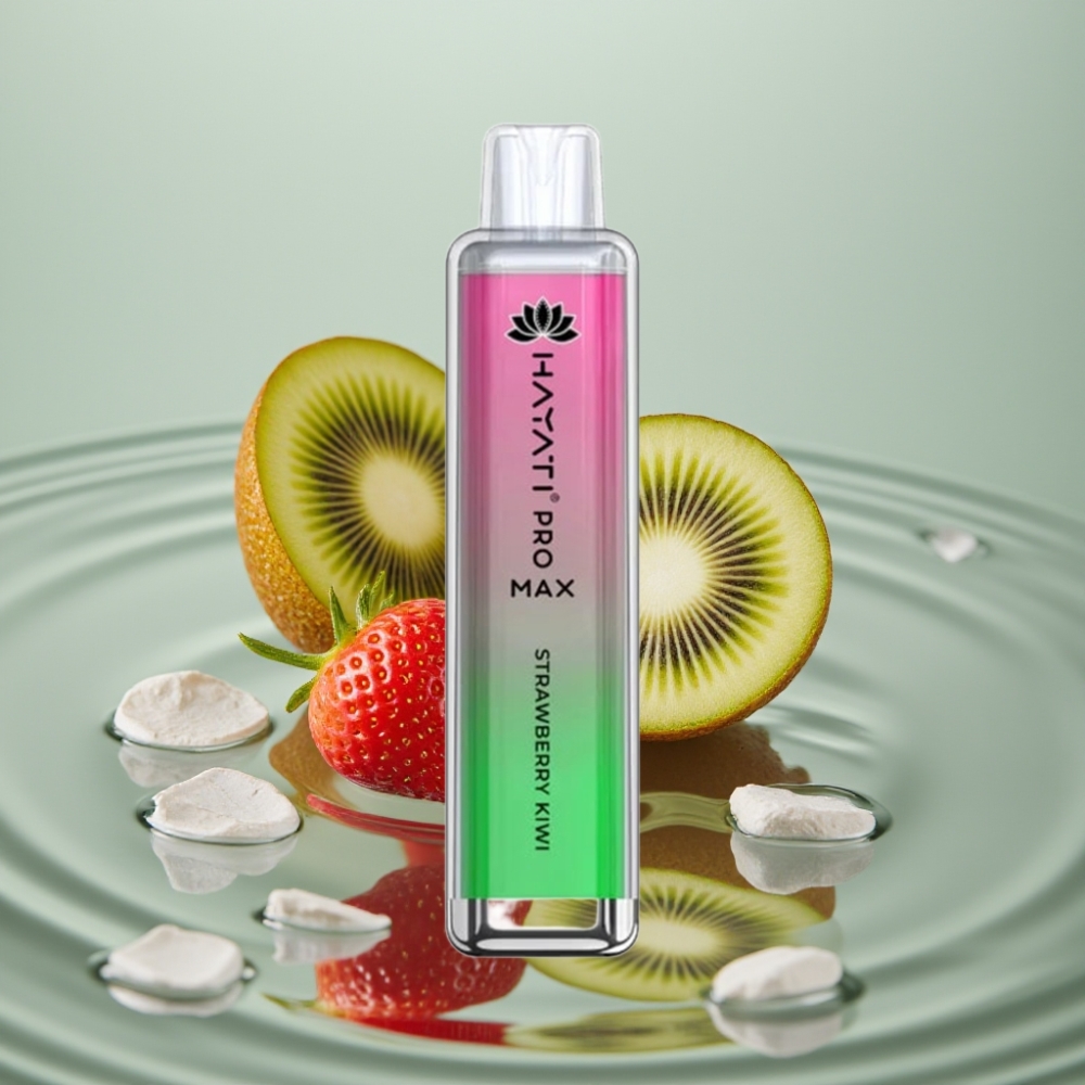 Hayati Pro Max 4000 Puffs Disposable Vape Maasika-Kiivi 2ml/10ml 1400mAh