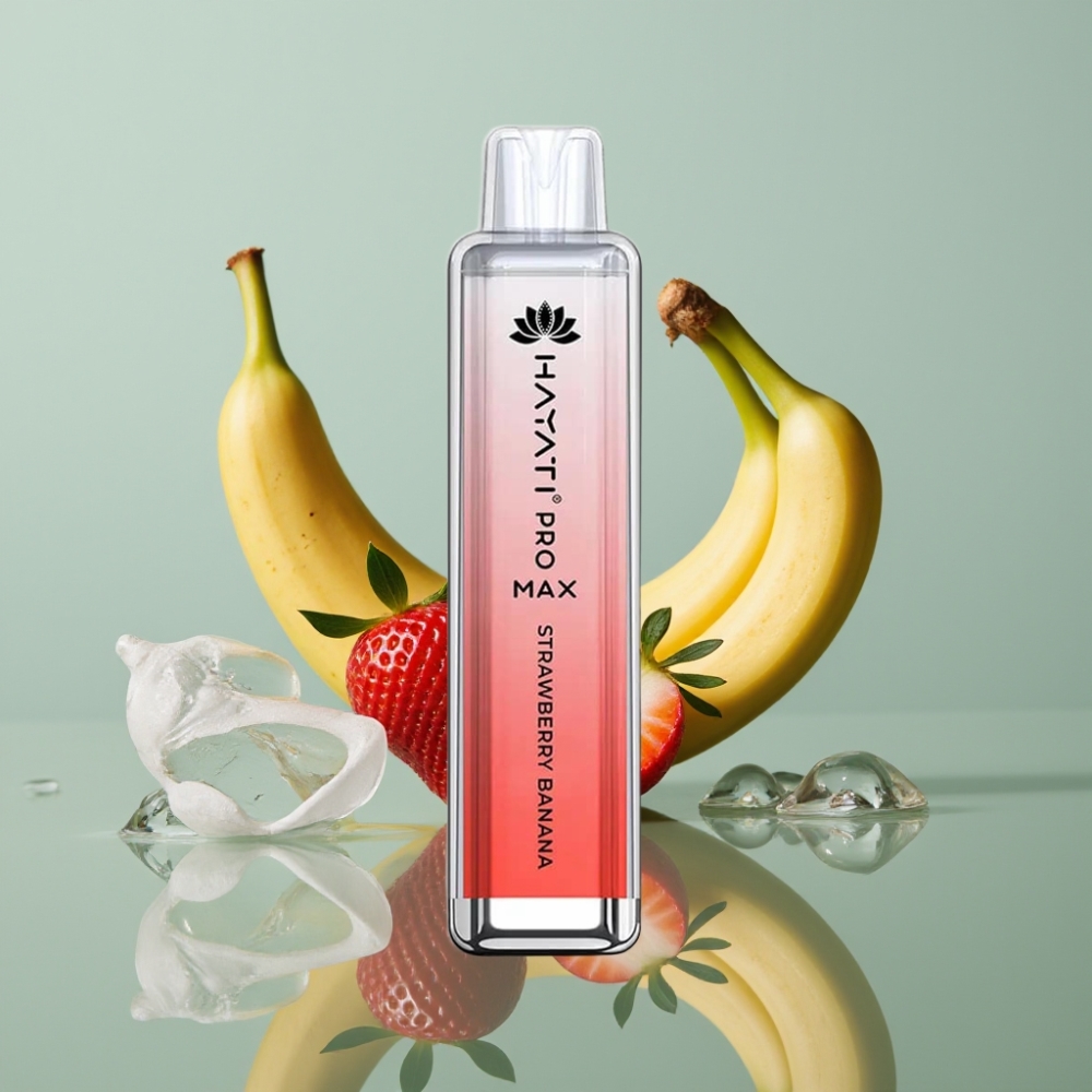 Hayati Pro Max 4000 Puffs Disposable Vape Maasikas-Banaani