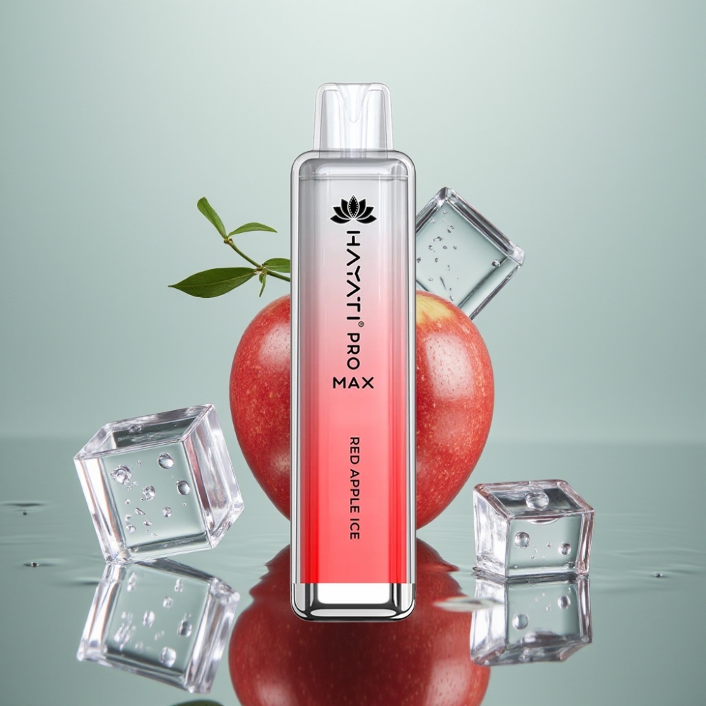 Hayati Pro Max 4000 Puffs Disposable Vape Punane Õun Jää