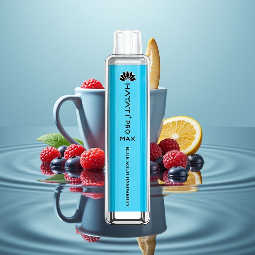 Hayati Pro Max 4000 Puffs Disposable Vape Sinine Hapukas Vaarikas 1400mAh 2ml