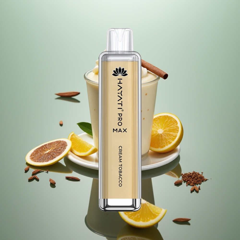 Hayati Pro Max 4000 Puffs Vape 1400mAh Kreemakas Tubakas