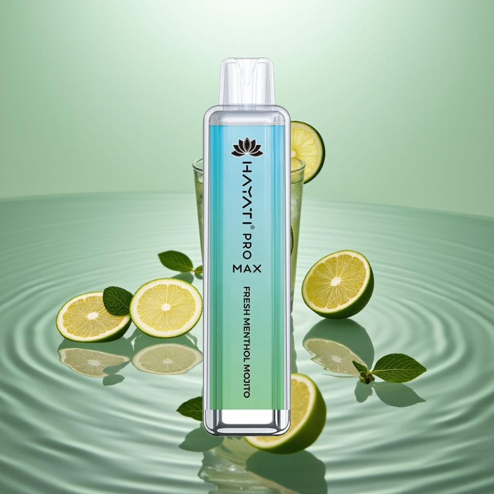 Hayati Pro Max 4000 Puffs Vape Värske Mentool Mojito 1400mAh