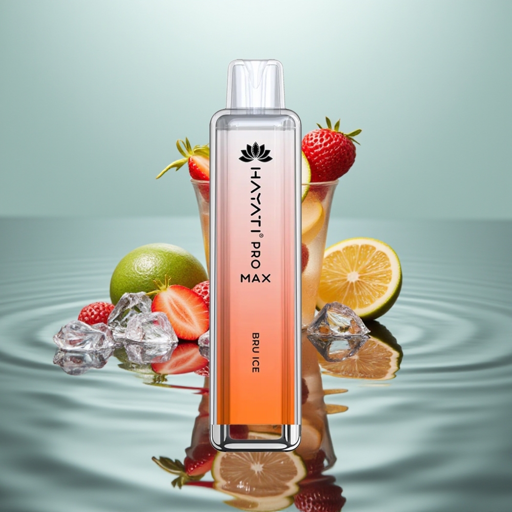 Hayati Pro Max 4000 Sõnge Ühekordne Auruvest Bru Jää 28x28x120mm 2%/5%