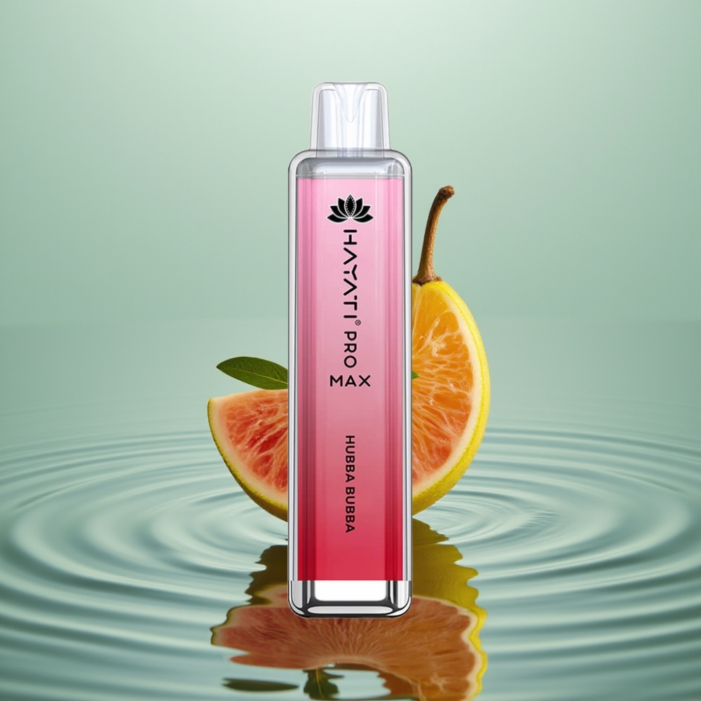 Hayati Pro Max 4000 Tõmbe Eelmise 1400mAh Hubba Bubba