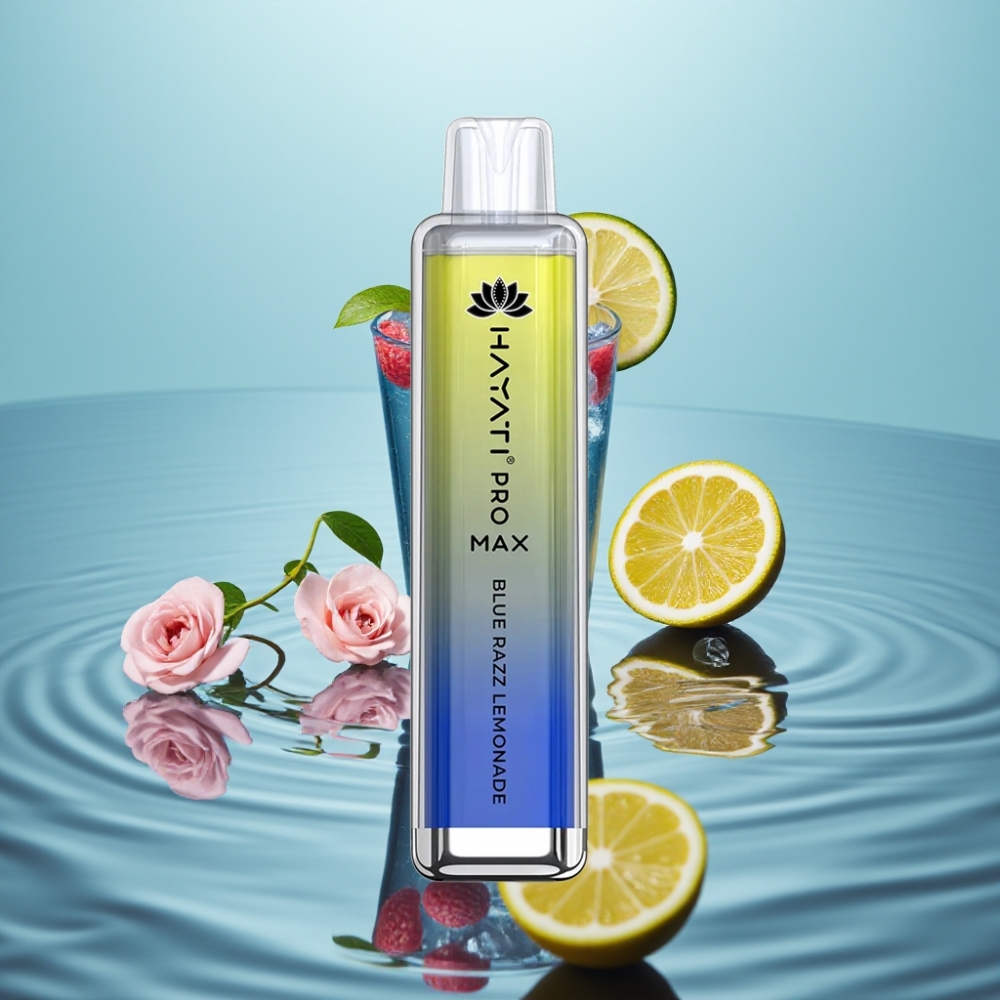 Hayati Pro Max 4000 Tõmmet Sinised Vaarika-Limonadid 1400mAh