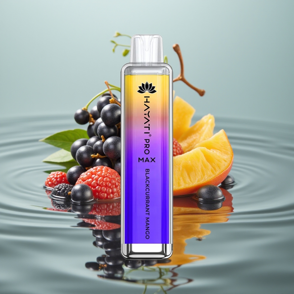 Hayati Pro Max 4000 Tilku Mustsõstar-Mango Lahtisestevape 1400mAh