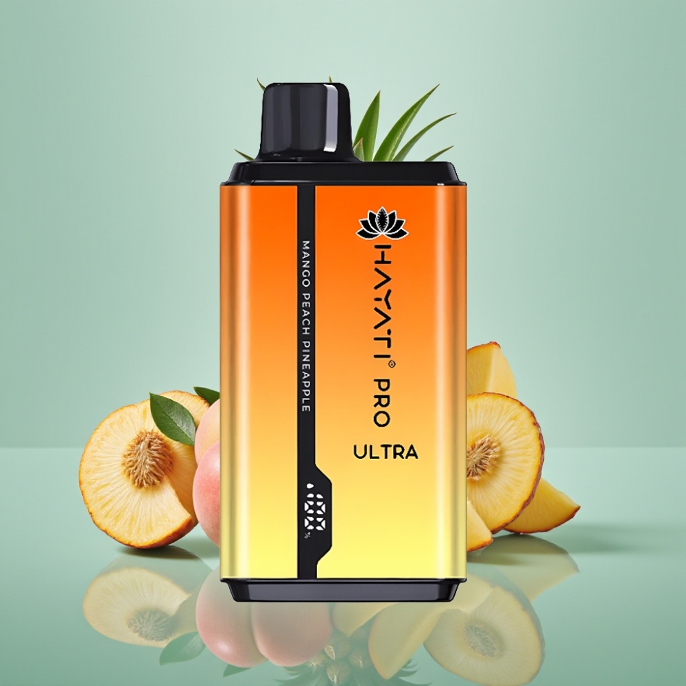 Hayati Pro Ultra 15000 Püssid Mango Virsik Ananass 850mAh 2×12ml 2%