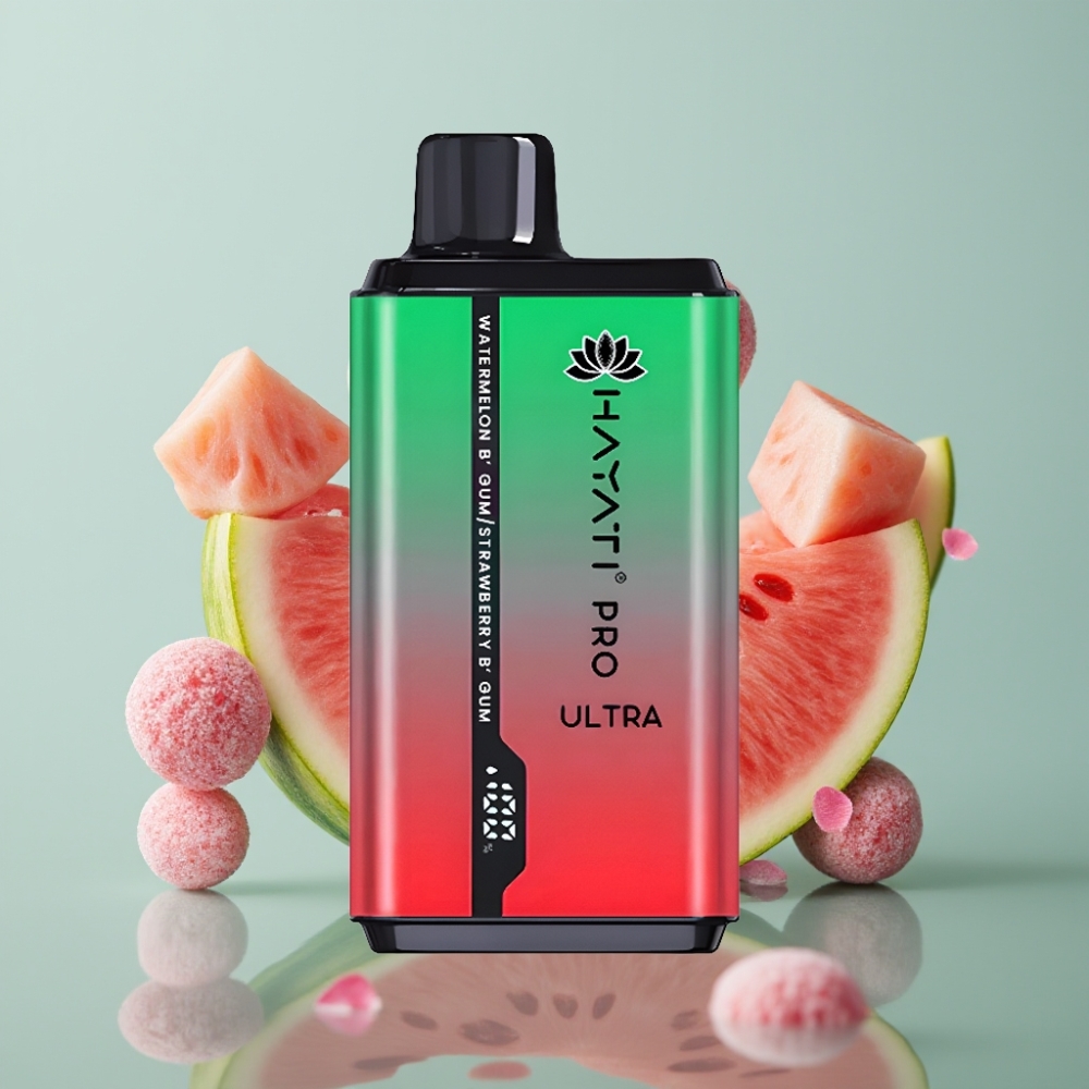 Hayati Pro Ultra 15000 Puff 850mAh 2×12ml 2% 49 Maited Arbebubblegum Maasikabubblegum