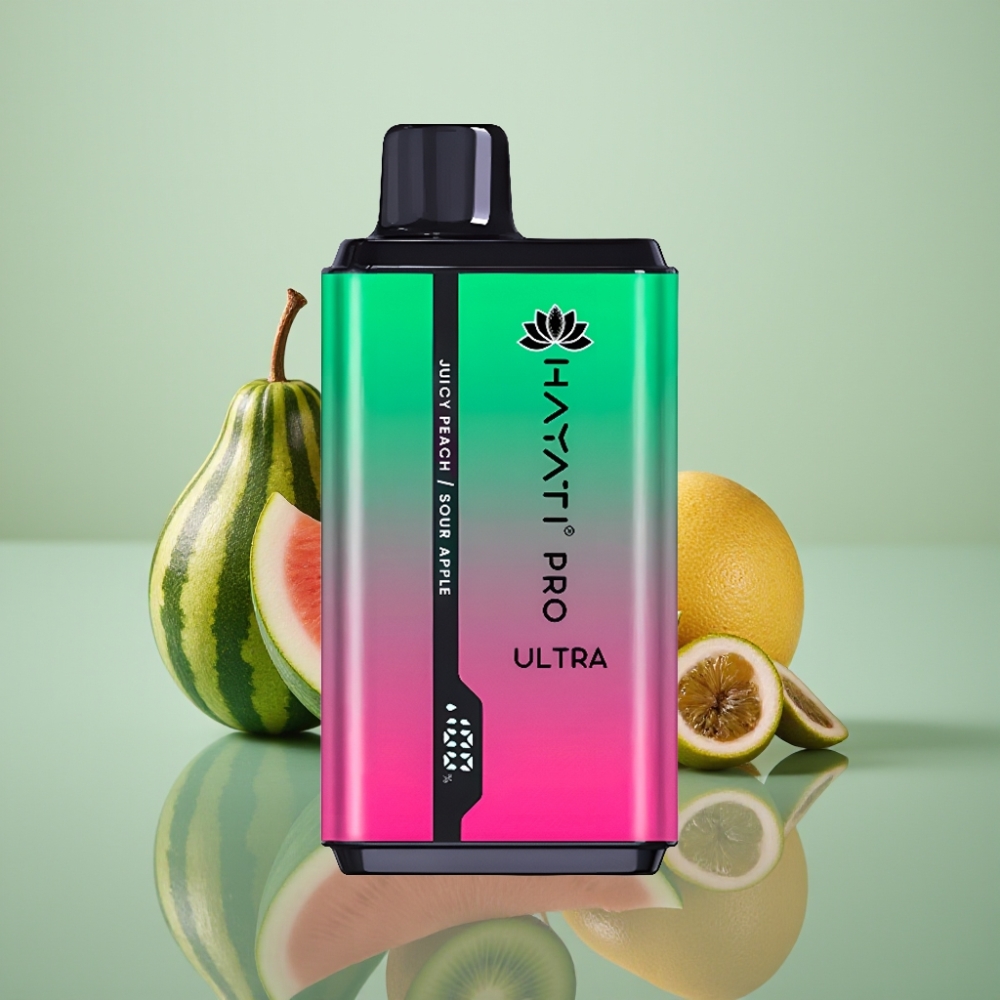 Hayati Pro Ultra 15000 Puffs 850mAh 2×12ml 2% Arbuusi Kiwi Passioonivili