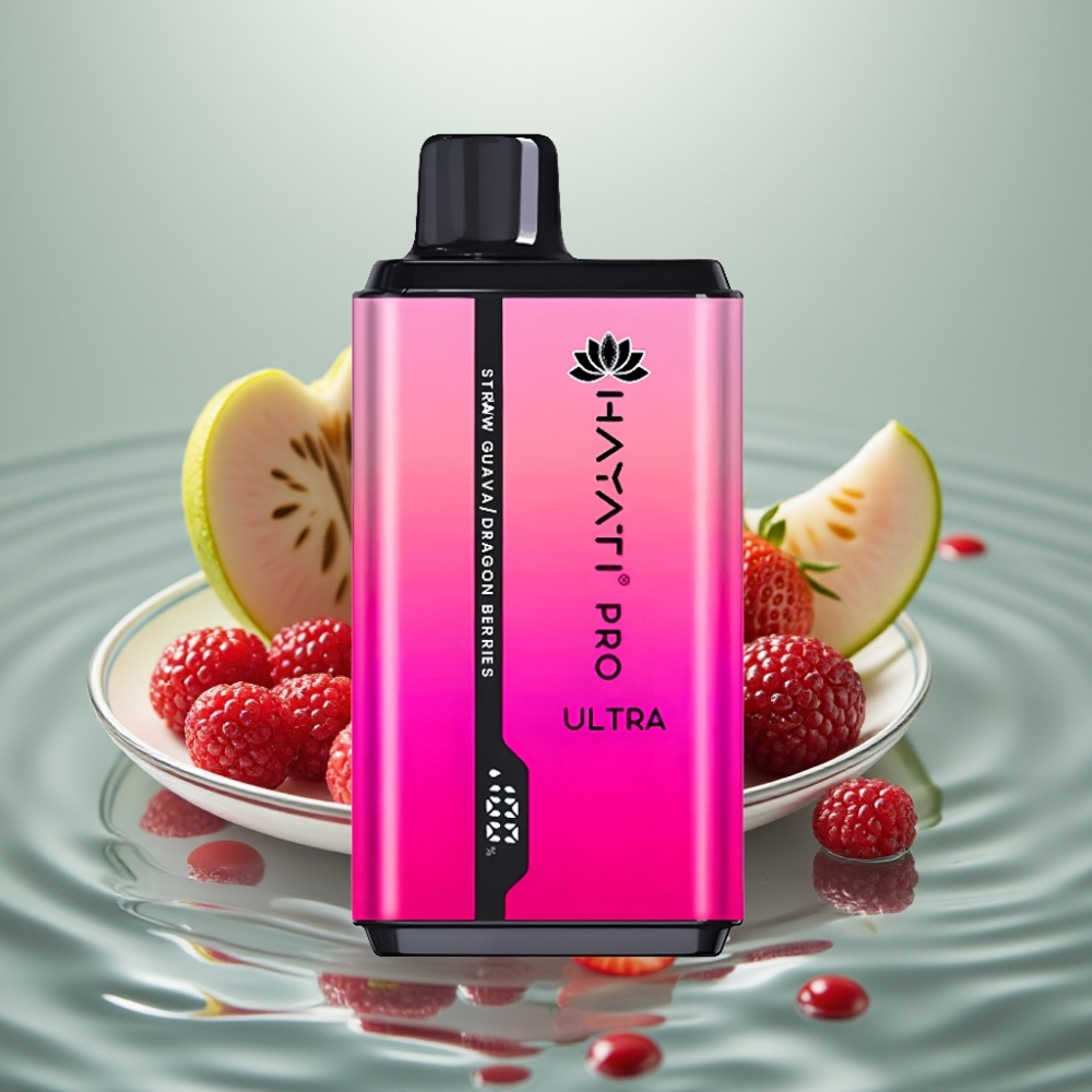 Hayati Pro Ultra 15000 Puffs 850mAh 2×12ml Maasika Guaiaavia Draakonmari