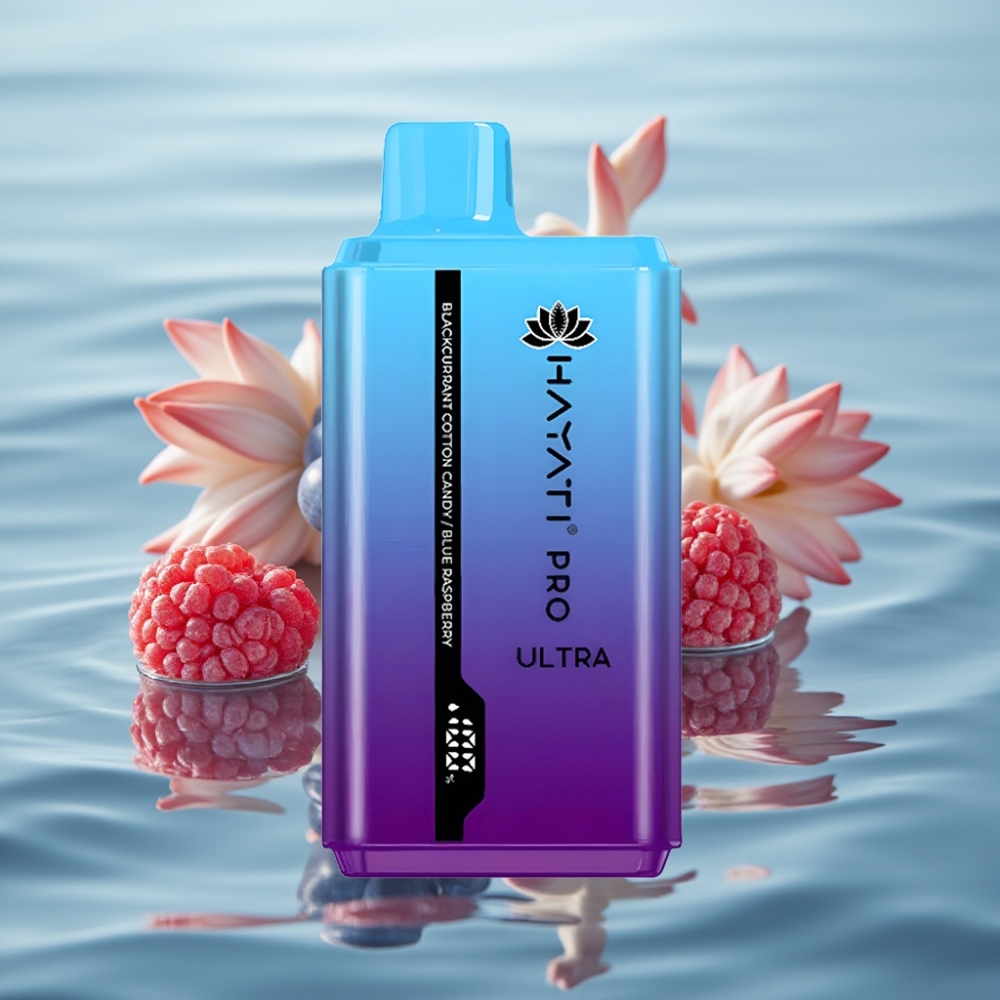 Hayati Pro Ultra 15000 Sööme Mustsõstar Puuviljakomm Sinised Vaarikad