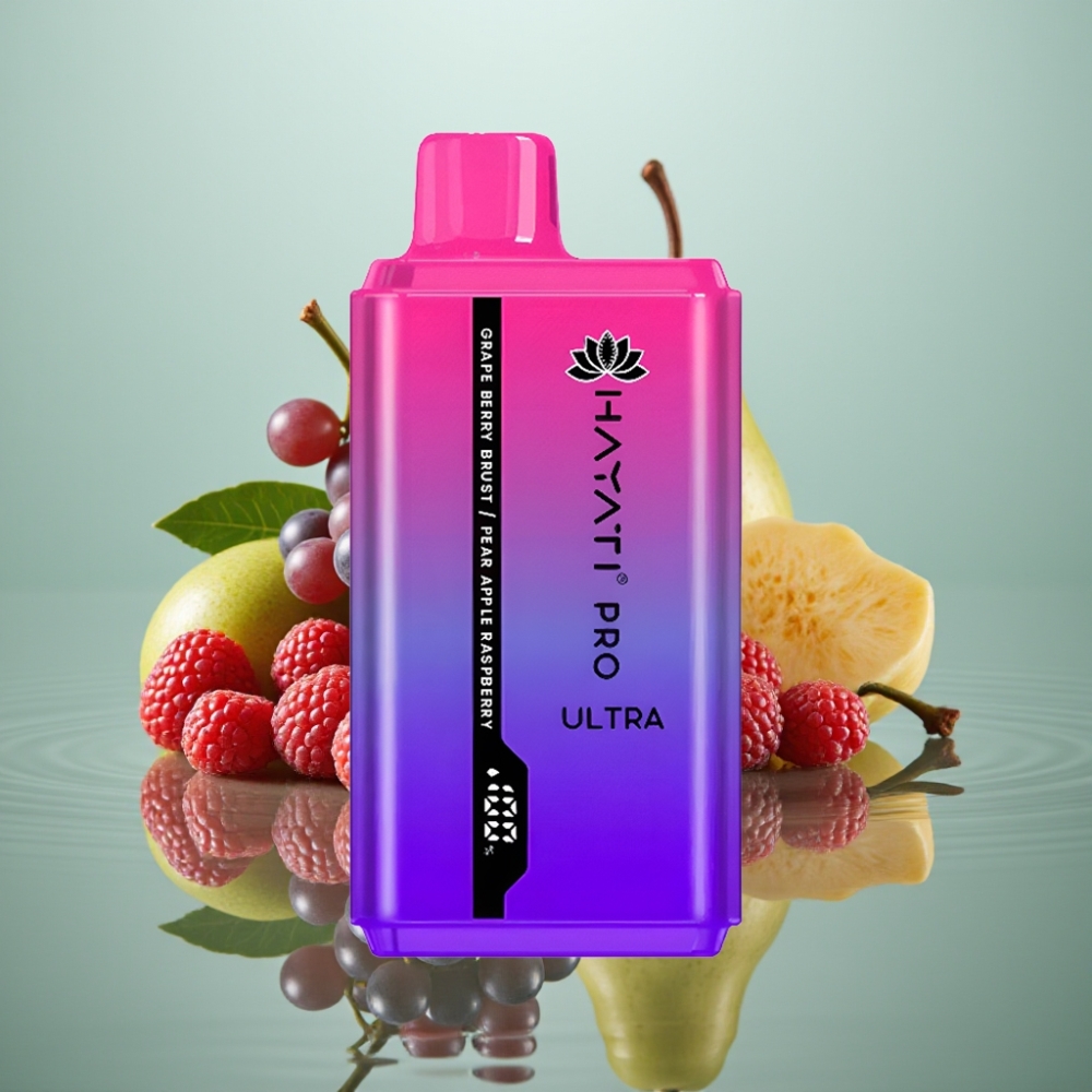 Hayati Pro Ultra 15000 Söömu 850mAh 2×12ml 2% Viinamarja-Marja-Pirn-Õuna-Vaarikas