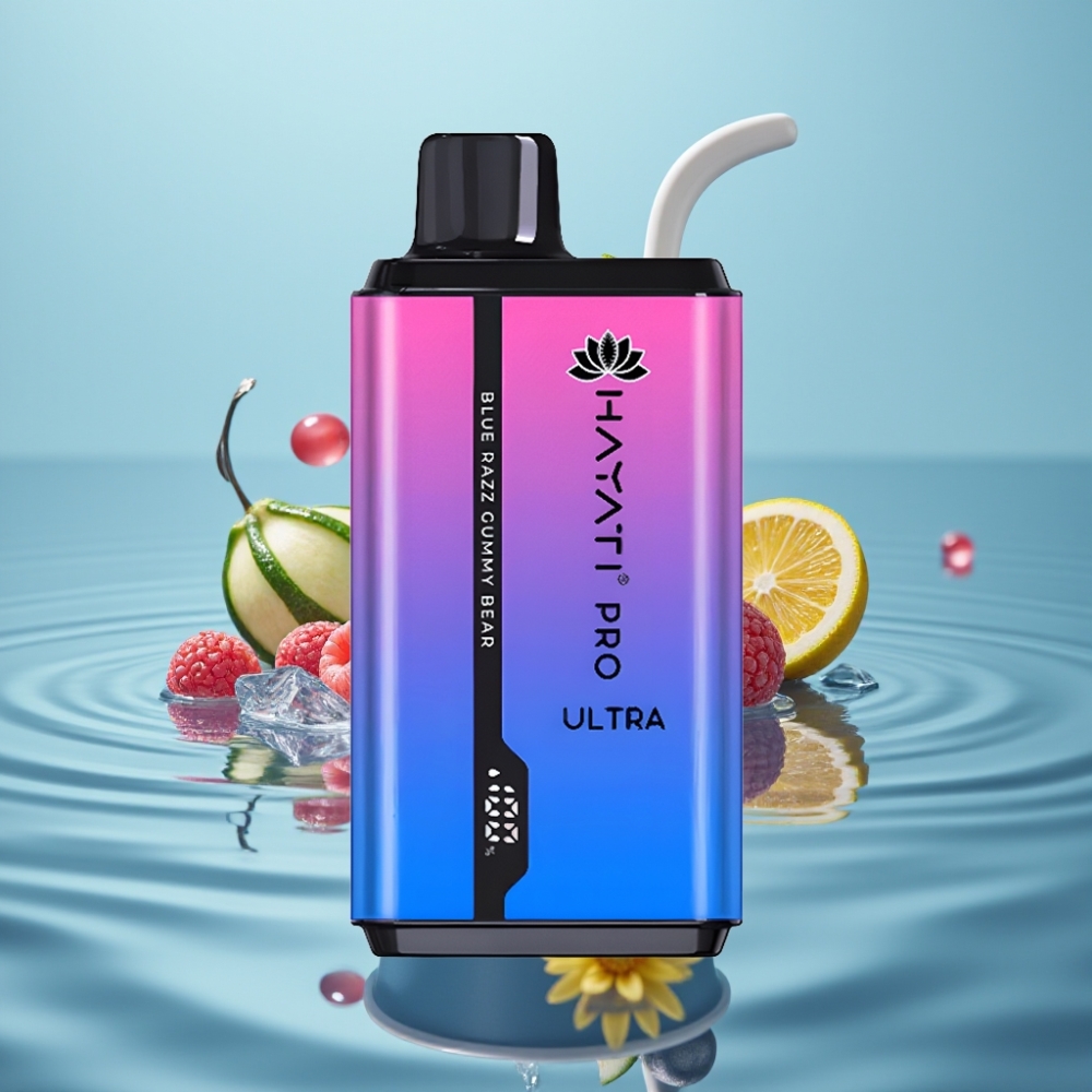 Hayati Pro Ultra 15000 Sõmud 2×12ml 2% Sinine Razz Kommikaru