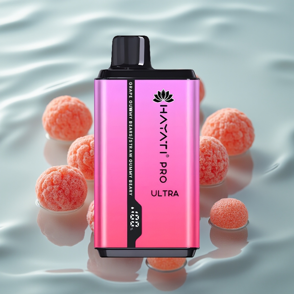 Hayati Pro Ultra 15000 Sõmud Viinamarja Kommi Maasika Kommi