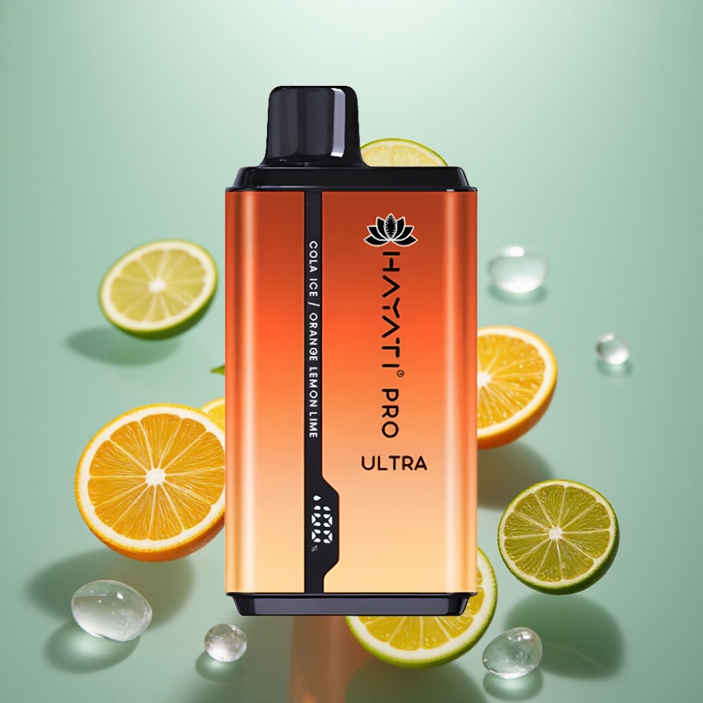 Hayati Pro Ultra 15000 Sõnge (Koola-Jää Apelsin Sidrun-Laim)