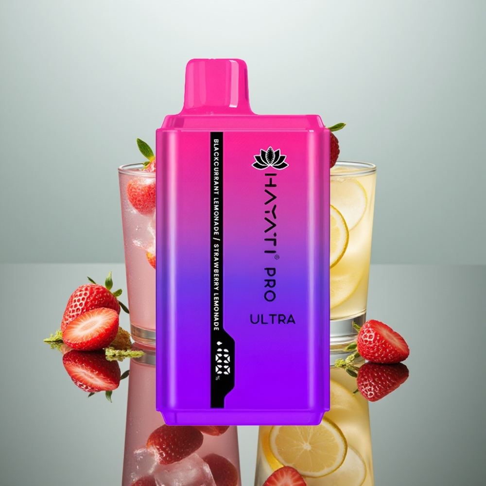 Hayati Pro Ultra 15000 Sõnge Vaarikas Sidrunimahl Maasik Sidrunimahl