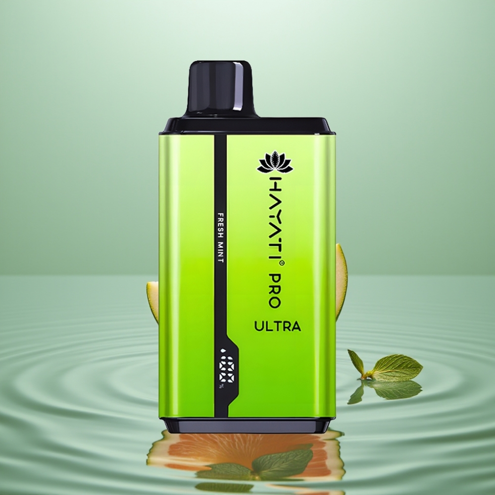 Hayati Pro Ultra 15000 Soodsad Piibu 2×12ml 2% Värske Münt