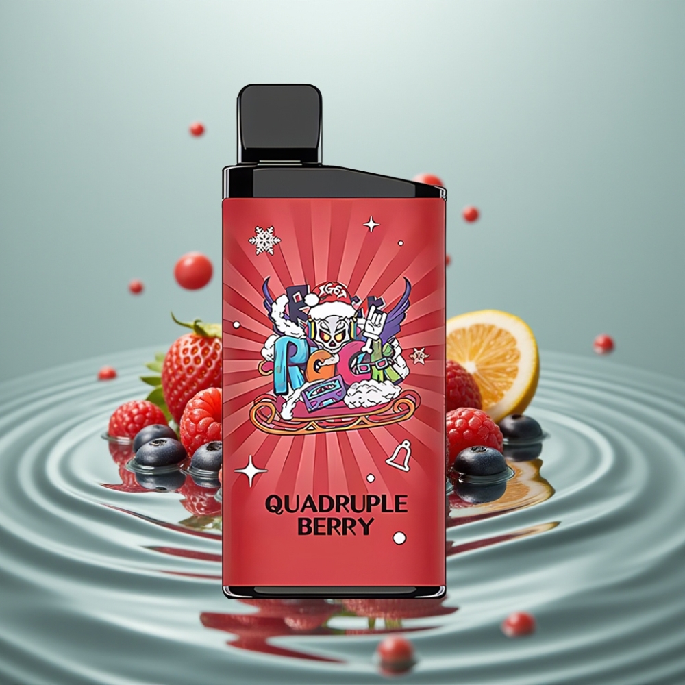 IGET Bar 3500 Puff 1,2Ω Mesh 1400mAh Nelja-marja