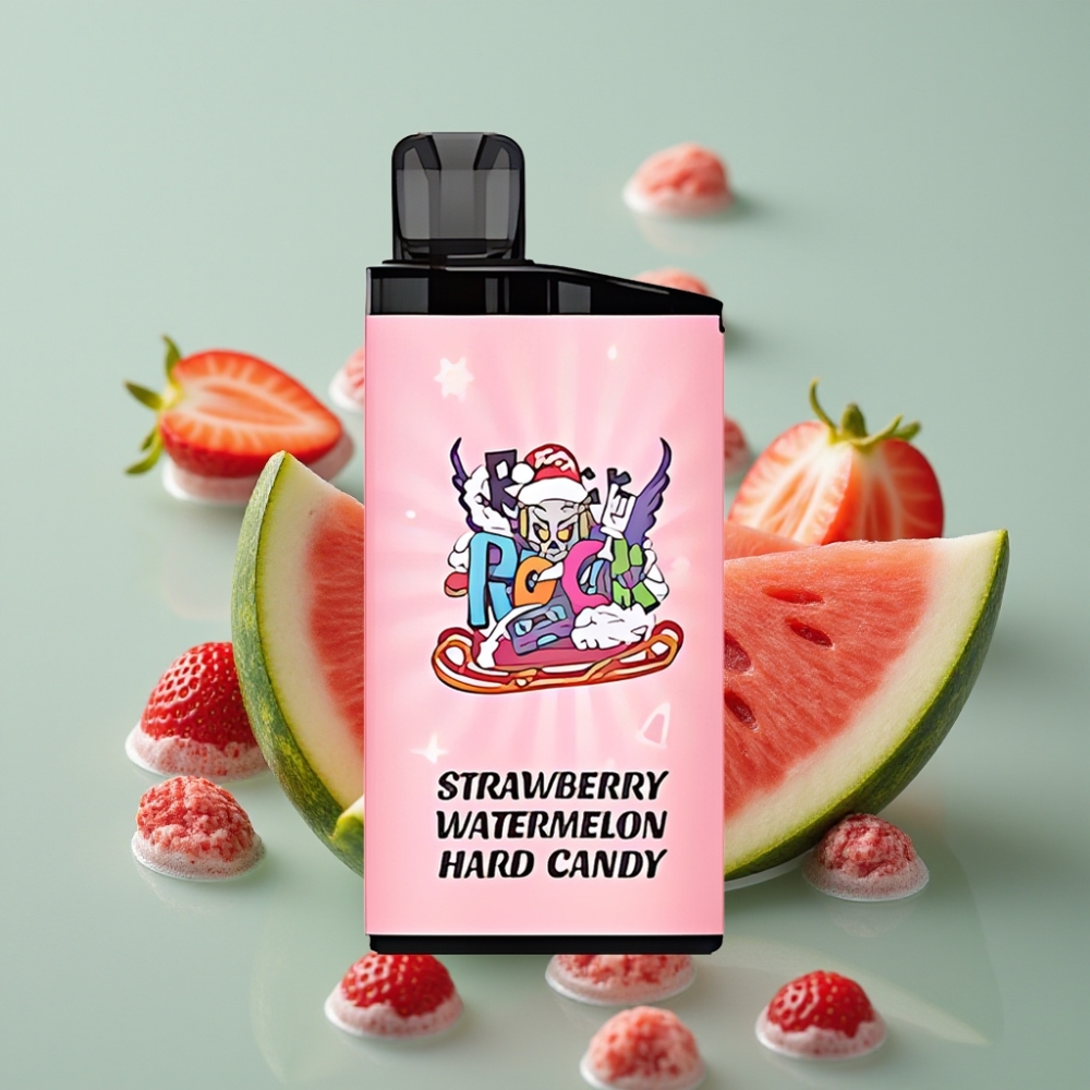 IGET Bar 3500 Puffs Maasikas-Arbuusi Kõva Komm 1400 mAh