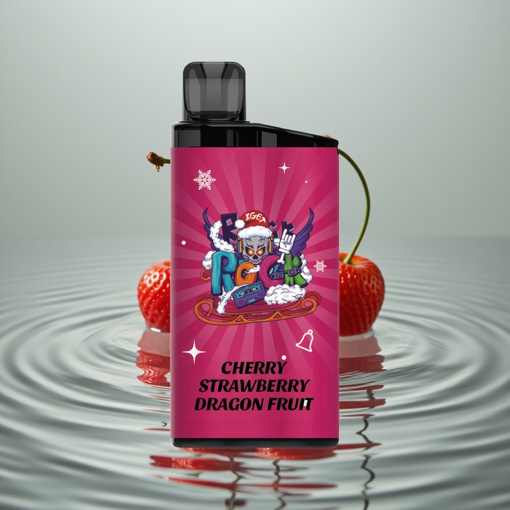 IGET Bar 3500 Puhangut 1.2 Ohm Mesh 1400 mAh Kirsi Maasikas Draakonivili