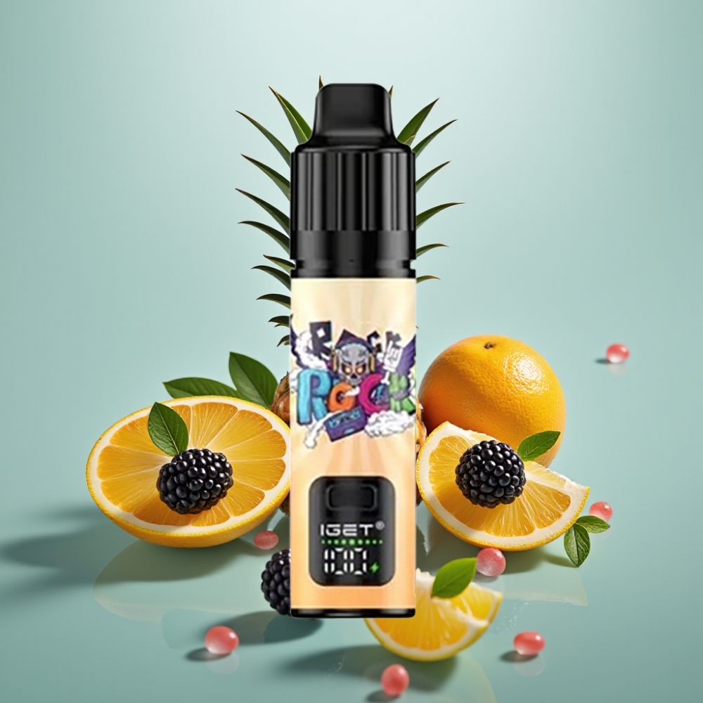 IGET BAR PLUS S3 POD 10000 Puhangut Mustikas Ananass Apelsin