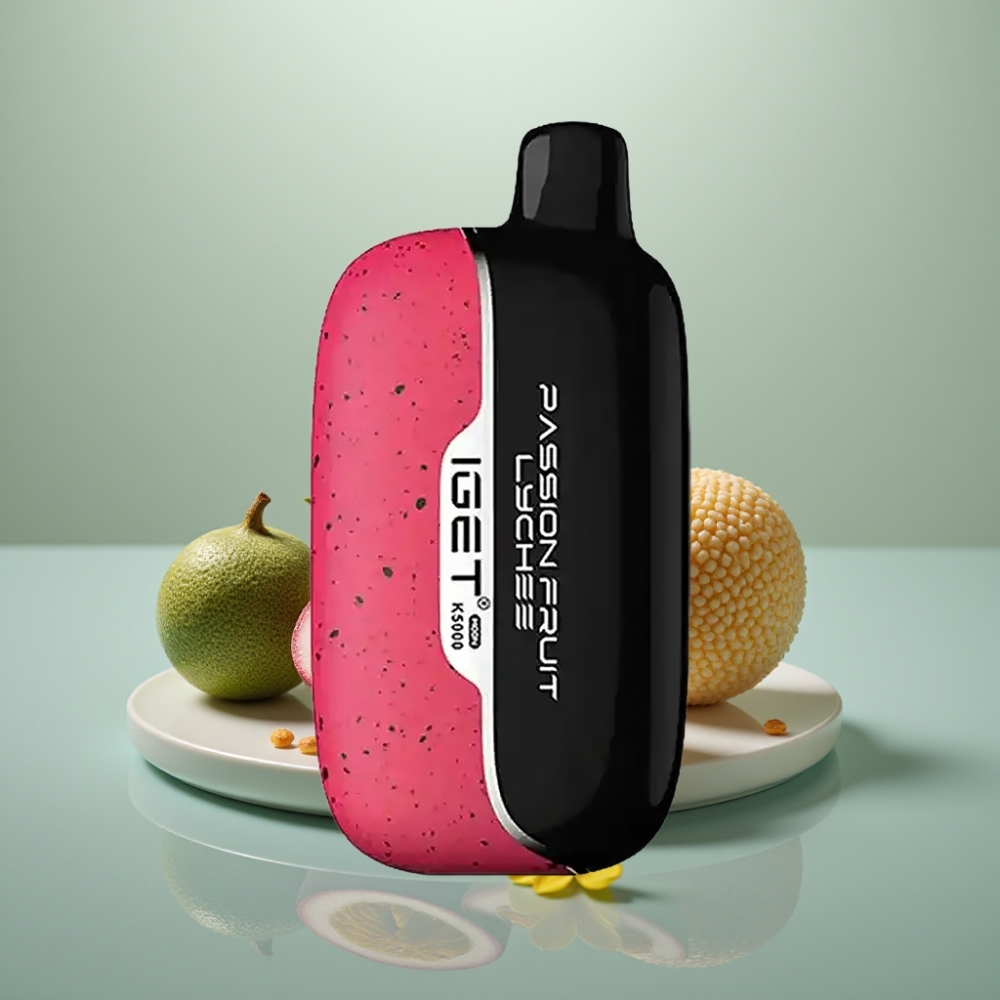 IGET Moon K5000 5000 Tõmmet Passion Fruit Lychee Mesh 1.35 Ohm