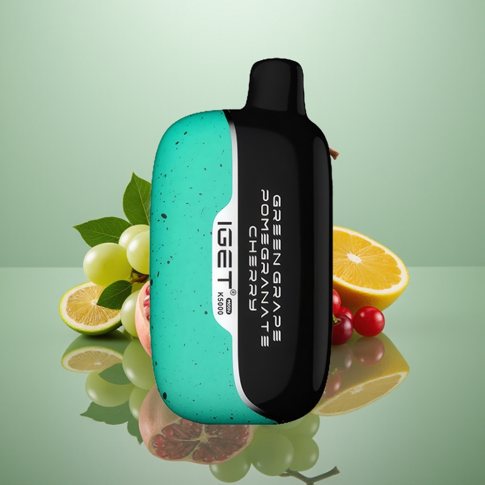 IGET Moon K5000 5000 Tiksu Roheline Viinamarja Granaadiõun Kirsiga