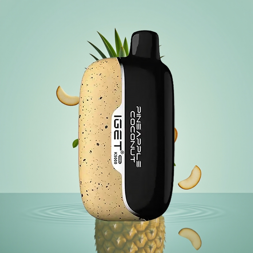 IGET Moon K5000 5000 Tilku Ananass-Kookos 81.5g Mesh 1.35 Ohm