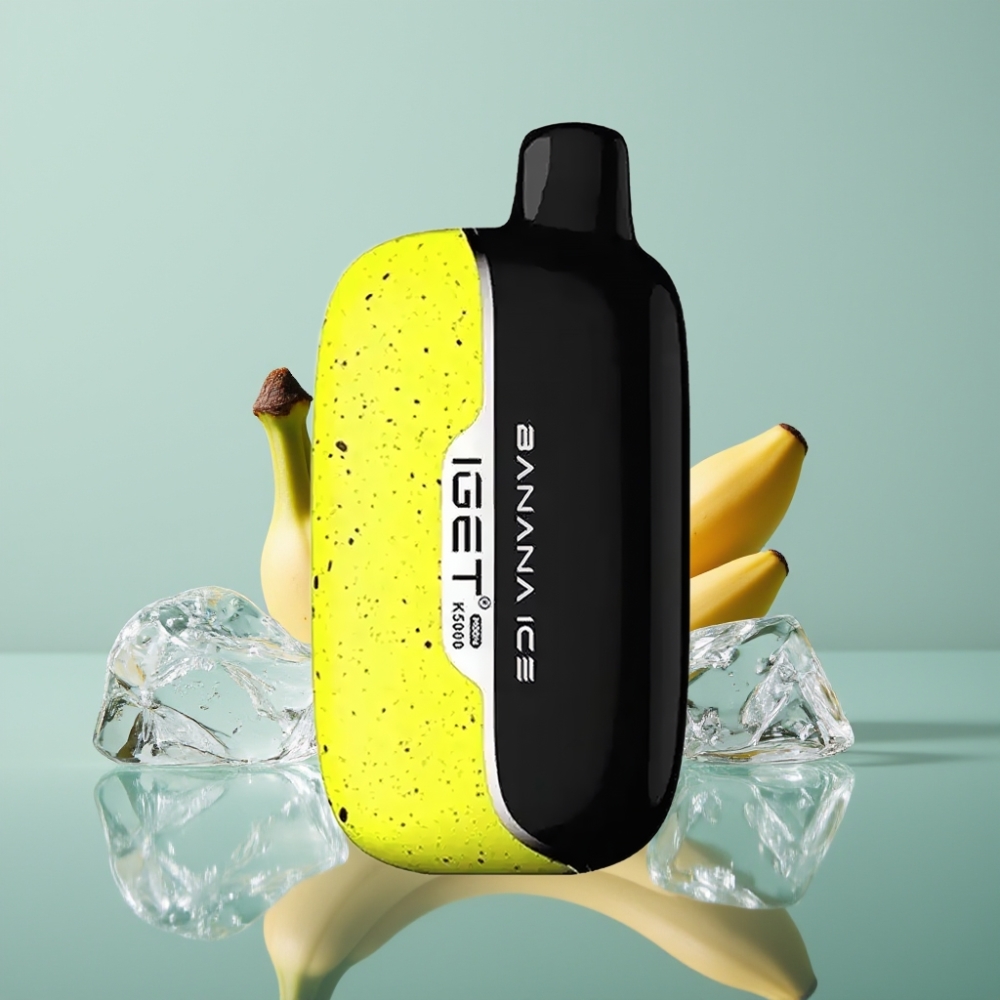 IGET Moon K5000 Puffs 5000 Suudet Banaani Jää PC 1.35 Ohm