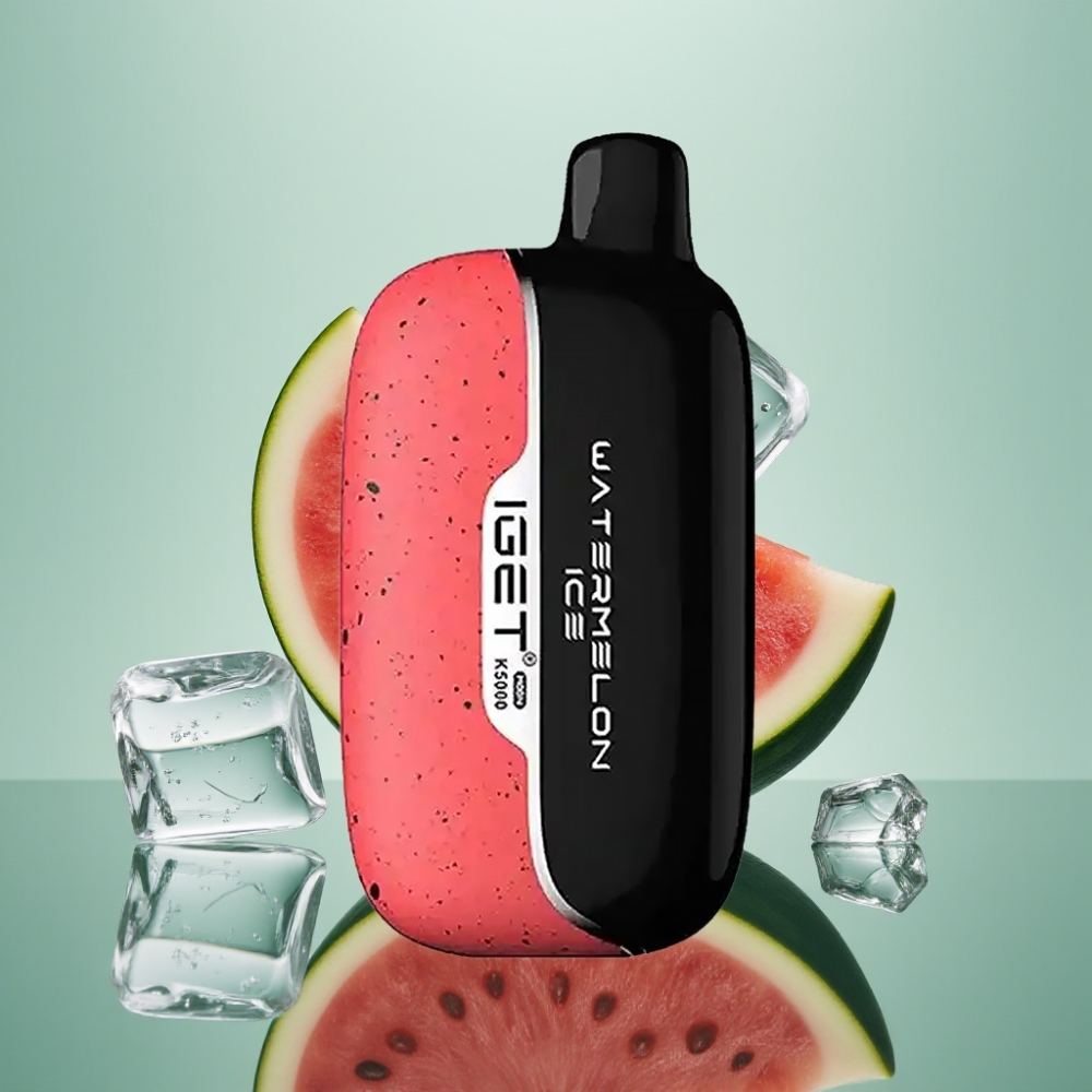 IGET Moon K5000 Puffs 5000 Suutekestus 81,5g Arbuusi-Jää Mesh 1,35 Ohm