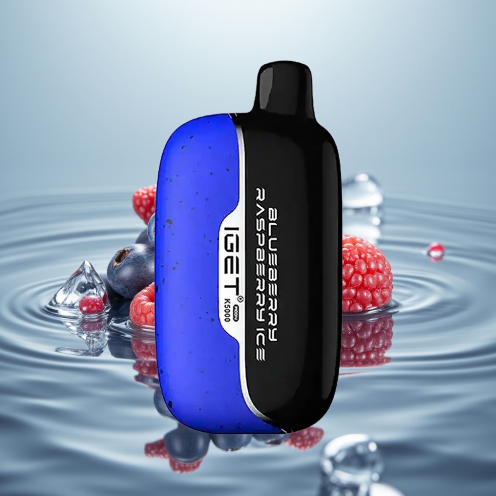 IGET Moon K5000 Puffs 5000 Suutmist Mustikas Vaarikas Jää PC 1.35 Ohm