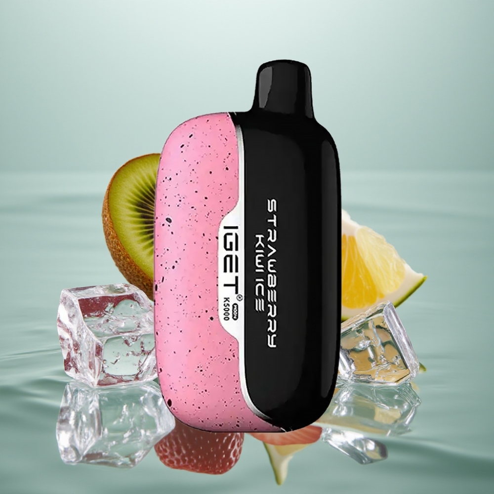 IGET Moon K5000 Puffs Maasik-Kiivi Jää PC 1.35 Ohm Mesh