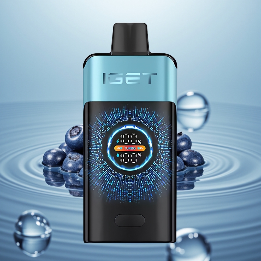 IGET ONE 12000 Hits Ühekordne Vape Mustikas-Jää 2700mAh 0.6ohm