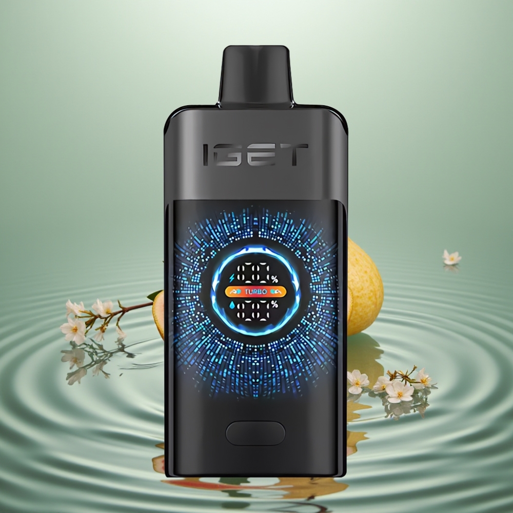 IGET ONE 12000 Pähklid Ühekordne Vape 2700mAh 0.6ohm Must Mets