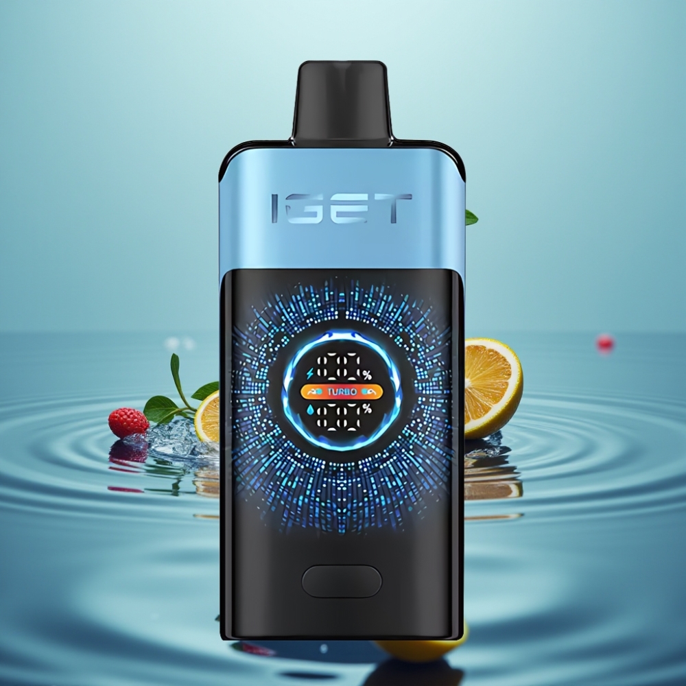 IGET ONE 12000 Puffs Suur Kõver Värvikas Ekraan Sinine Koletis