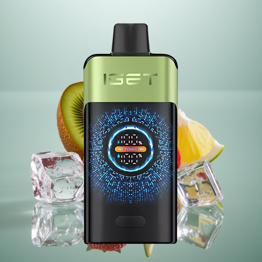 IGET ONE 12000 Puhangit (Maasik-Kiivi Jää), 2700 mAh, Kõver Ekraan