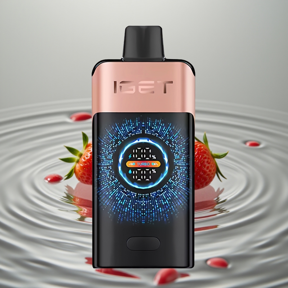 IGET ONE 12000 Puhangut Eeldistamatu Vape Maasikas Vaarika 2700mAh Suur Ekraan