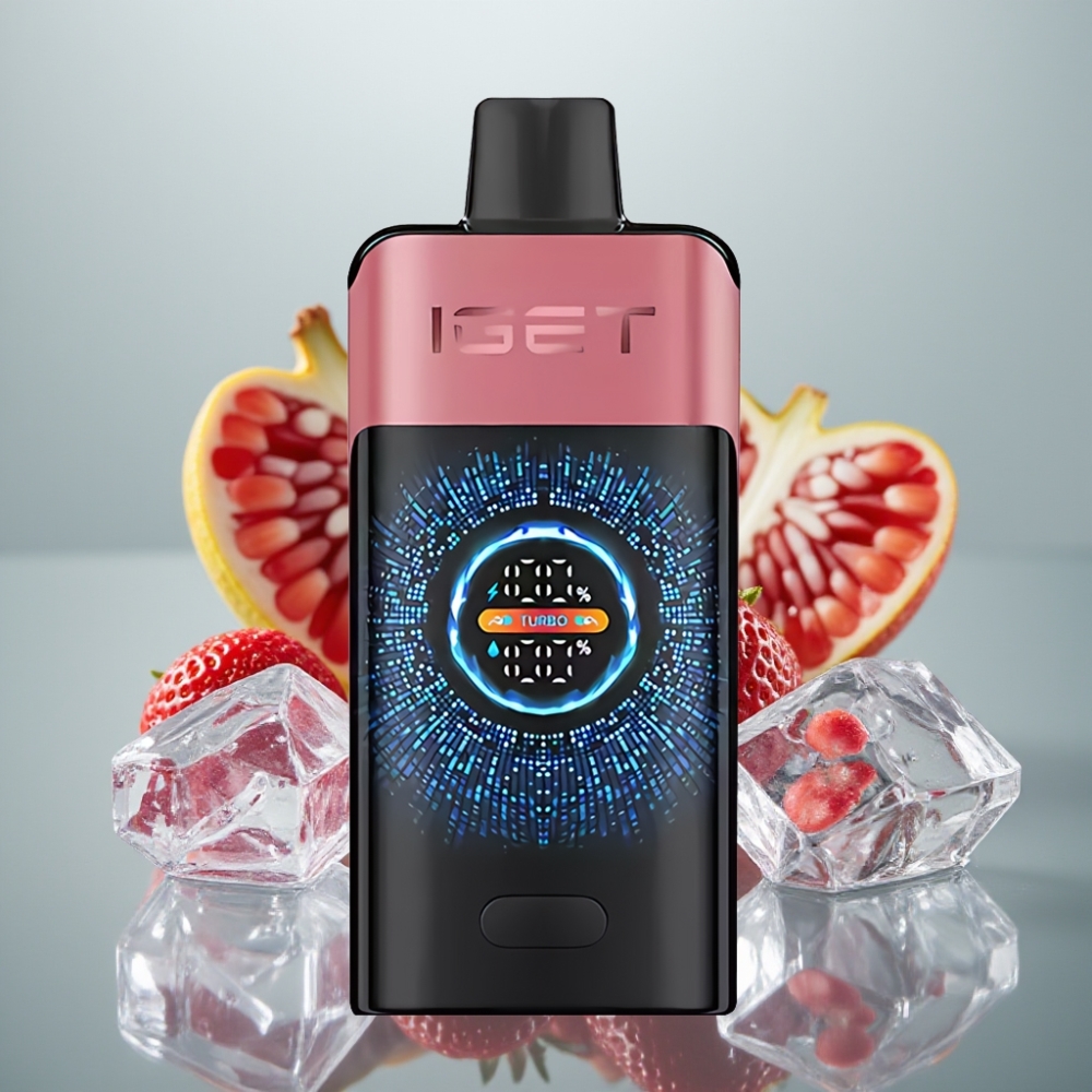 IGET ONE 12000 Söögid Ühekordne Vape Maasikas-Granaadi Jää