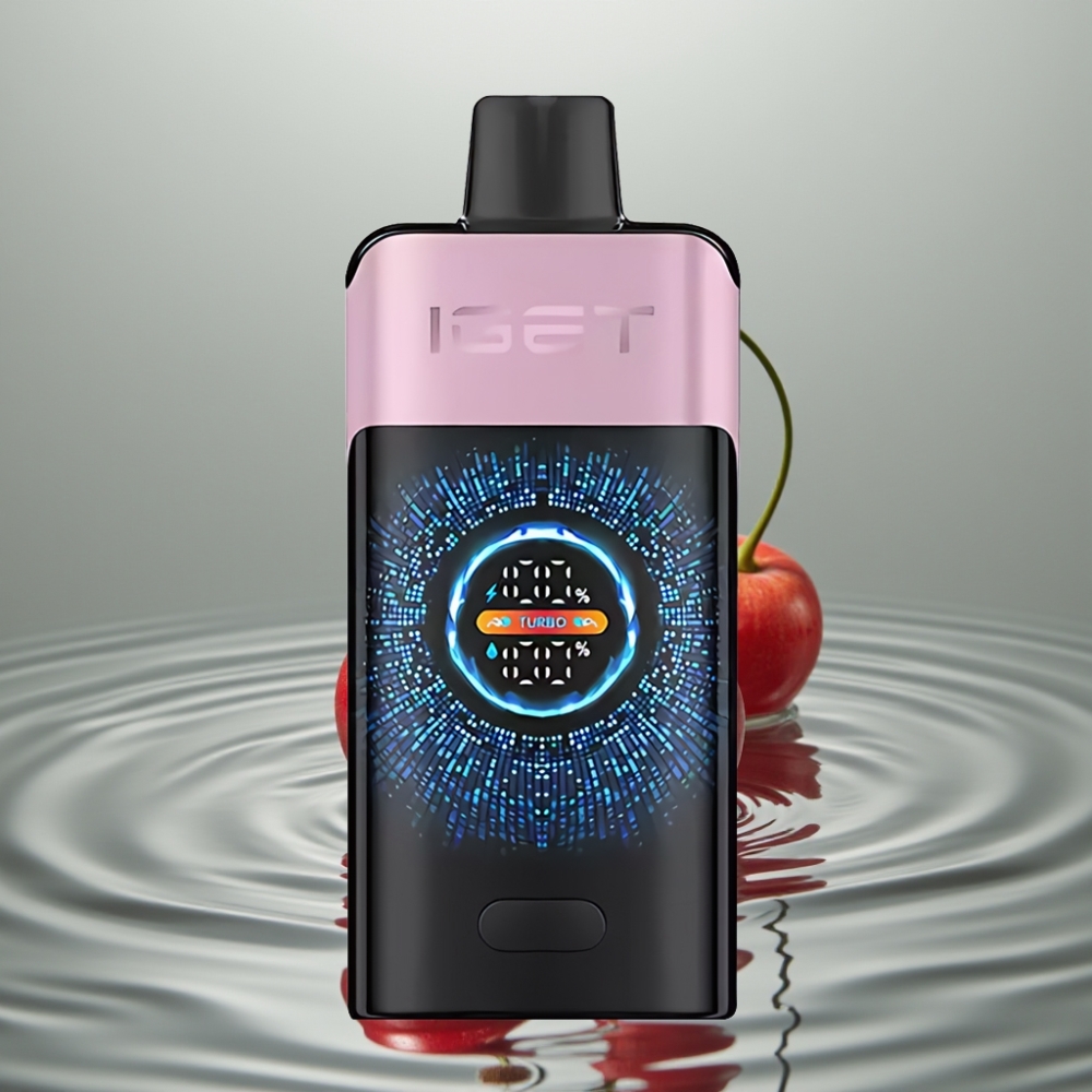 IGET ONE 12000 Tilgutusdisposabel Vape Kirsipomegranaadi Maitse 2700mAh Kõver Ekraan