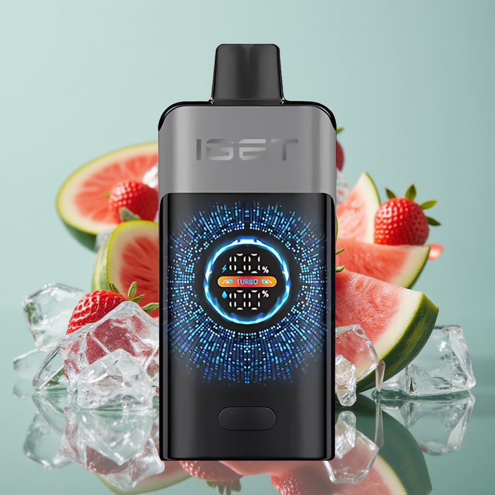 IGET ONE 12000 Tukku Ühekordne Vape Maasik-Arbuusi Jää (2700mAh, 0.6ohm)