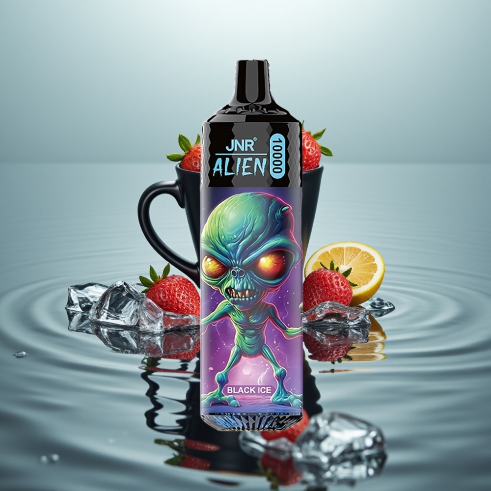 JNR Alien 10000 Põhku Black Ice 850mAh 20ml Tüüp-C RGB