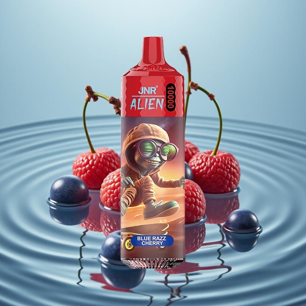 JNR Alien 10000 Põhku Sinised Vaarikad-Kirsid 850mAh RGB