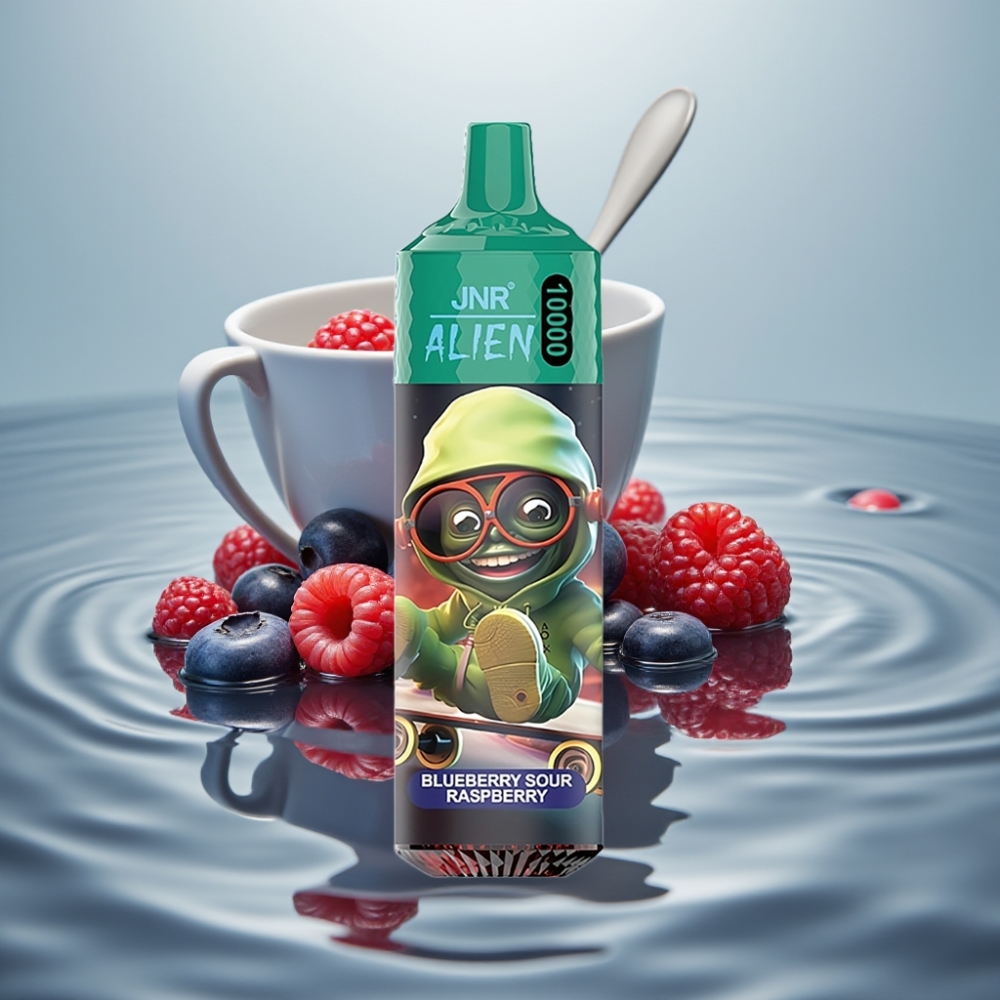 JNR Alien 10000 Põhust Mustikas-Hapukas Vaarikas 850mAh 20ml