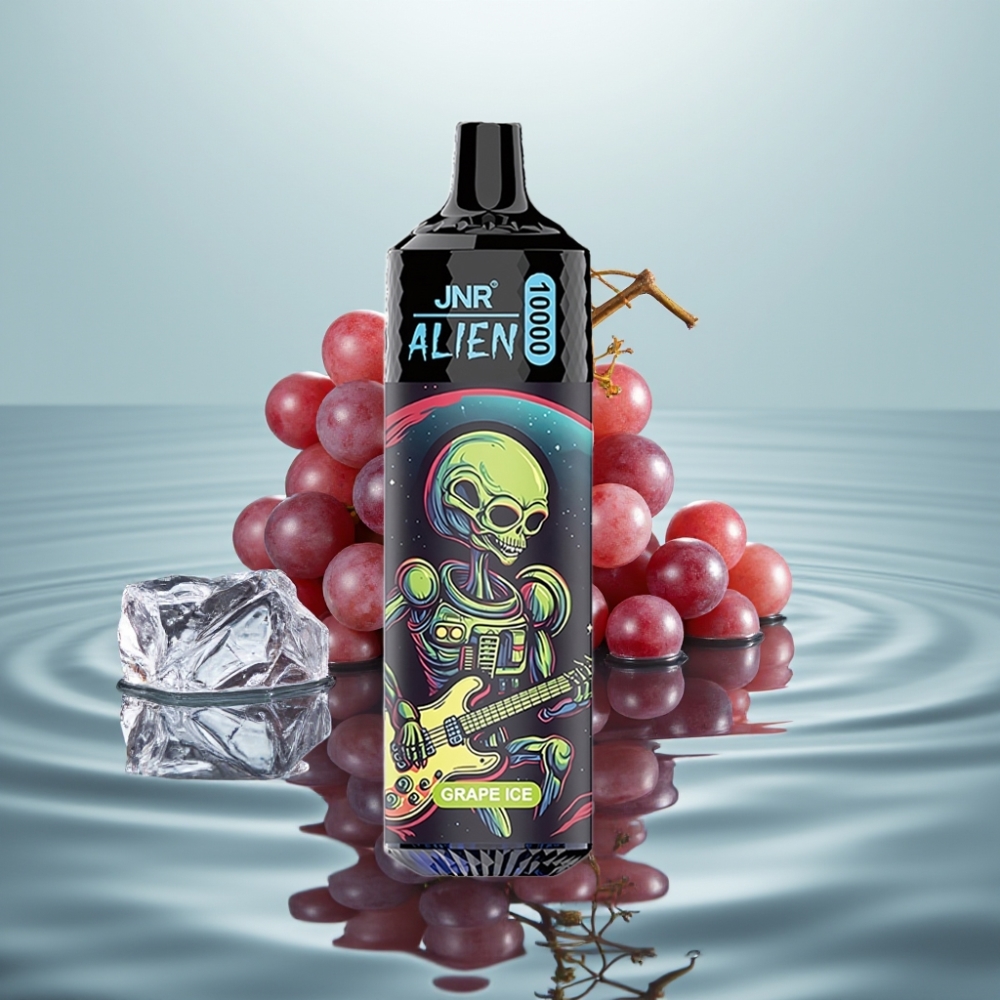 JNR Alien 10000 Puffs 850mAh 20ml Viinamäejäätis